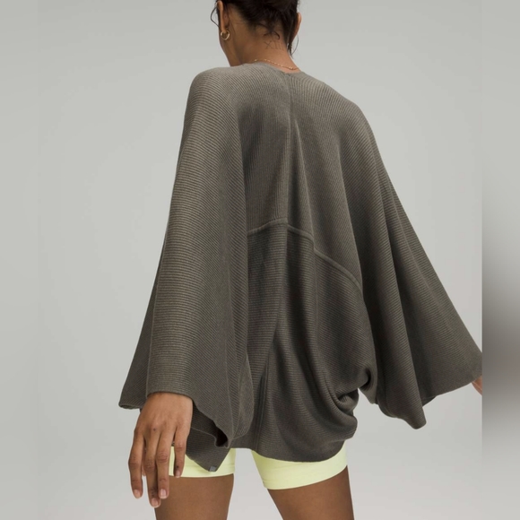 Lululemon Cashlu Knit Textured Wrap - Picture 3 of 7